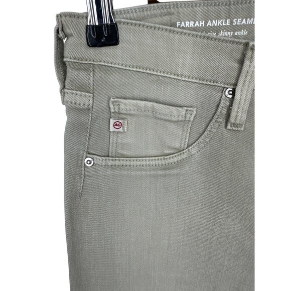AG Adriano Goldschmied Farrah Ankle Seamless High-Rise Skinny Jeans Size 27R - Picture 2 of 12